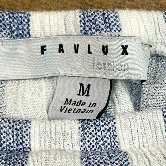 Favlux Fashion Striped Dress Jumpsuit Medium - Picture 10 of 11